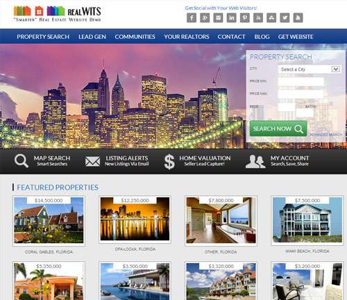Real Estate Website Template Features Included - Real Estate Designer